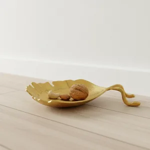 SOLID CAST ALUMINUM GOLD AND NICKEL  PLATED TRAY