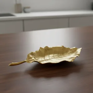 SOLID CAST ALUMINUM GOLD  AND NICKEL PLATED TRAY